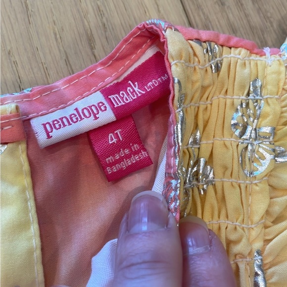 NWT 4T Toddler two piece summer outfit - penelope mack - summer top and shorts - Picture 3 of 7